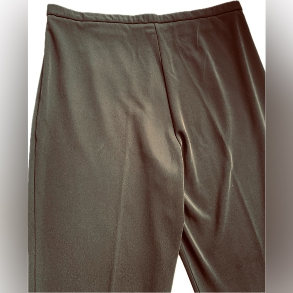 CASLON 2 pairs relaxed fit side zipper black stretch pant, size LARGE. - Picture 6 of 10